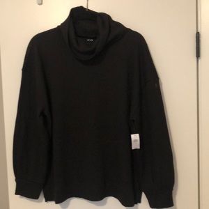 Women’s GAP NWT Dark Brown Turtleneck Waffle Sweater